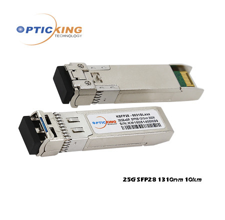 OPTICKING SFF8472 25G SFP28 LR 10KM LC SMF Transceiver