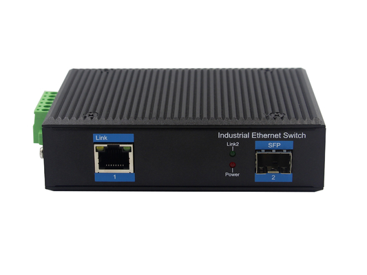 OPK-4500-1GX1GT Din-rail Unmanaged Industrial Ethernet Switch (POE необязательно) 1 порт