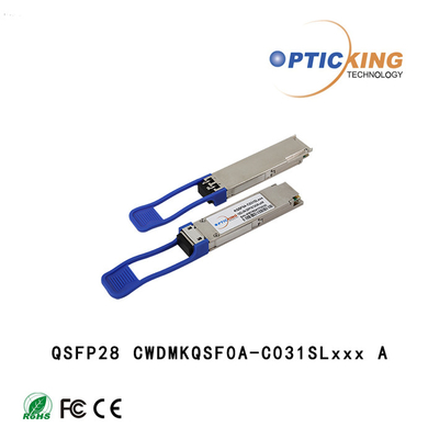 модуль волокна 1311nm 1331nm 100G QSFP28 CWDM4 10km оптически